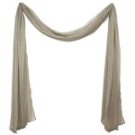 Voile arche de ceremonie 2x6. 2m vert - de - gris