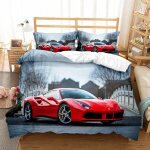 D voiture de sport housse de couette x cm fast - car - furious housse de couette personne pour ado enfant ...