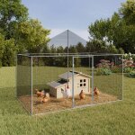 Voli�re 6 m parc grillag� 3 x 2 m enclos poulailler pour animaux de basse cour