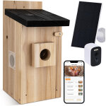 Voliere nichoir pour oiseaux avec cam�ra, cam�ra pour nichoir d'ext�rieur de 5 millions de pixels, diy, ...