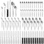 Vornixorsarlshopset de couverts 72 pi�ces, service de table 12 personnes, set de couverts de haute qualit� ...