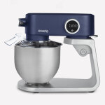 W�asy km126 mixeur robot mixer 800 w argent et bleu
