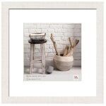 Walther design cadre photo home 40x40 cm blanc polaire