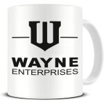 Wayne enterprises - batman - bruce wayne - tasse a caf� en c�ramique - tasse a th� - id�e de tasse