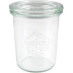 Weck lot de 12 bocaux 160ml en verre avec couvercle
