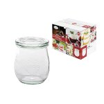 Weck lot de 12 bocaux 220ml en verre et forme de tulipe
