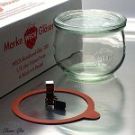 Weck lot de 6 bocaux 580ml forme tulipe