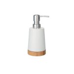 Wenko - 17678100 - porte savon liquide - bambou