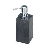 Wenko - 17921100 - distributeur de savon liquide - slate rock