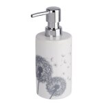 Wenko 22832100 distributeur de savon astera, 0, 36 litres, c�ramique, 8, 5 x 18 x 7 cm