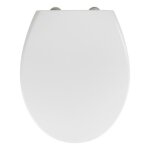 Wenko abattant wc familial delos, abattant wc avec r�ducteur int�gr�, frein de chute, fixation inox, ...