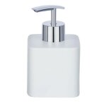 Distributeur de savon - wenko - hexa - c�ramique - 290 ml - 7, 5x13x8, 5 cm - blanc