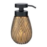 Wenko idro distributeur de savon noir, bronze