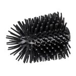 Wenko t�te de brosse wc silicone de rechange, brosse wc noire, silicone, Ø 7, 5 cm, noir