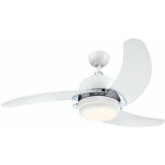 Westinghouse - ventilateur de plafond simone blanc 122 cm avec led