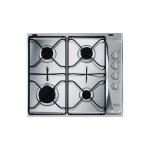 Whirlpool akm 268 ix - table de cuisson au gaz - 4 plaques de cuisson - niche - largeur : 56 cm - profondeur ...