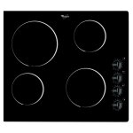 Whirlpool akm903ne - vitroc�ramique - 4 plaques de cuisson - niche - largeur : 56 cm - profondeur : 49 ...