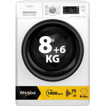 Whirlpool ffwdb 864489 bv fr machine � laver s�chante pose libre chargement frontal blanc