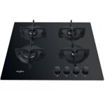 Whirlpool gob 616 / nb table de cuisson au gaz noir - 4 foyers