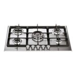 Whirlpool ixelium gmr 7522 / ixl table de cuisson au gaz acier inoxydable - 5 foyers