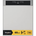 Whirlpool lave - vaisselle encastrable inox, 60cm, powerclean pro - wd0bd851ax