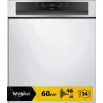 Whirlpool lave - vaisselle semi - encastrable inox - wbc3c26x -