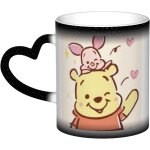 Winnie l'ourson tasse thermos couleur changeante tasse a caf� a la mode en c�ramique couleur chaude changeant ...