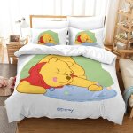Winnie the pooh impression en d parure de couette avec fermeture eclair housse de couette respirantepour ...