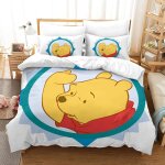 Winnie the pooh impression en d parure de couette avec fermeture eclair housse de couette respirantepour ...