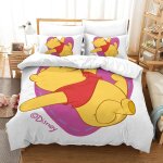 Winnie the pooh impression en d parure de couette avec fermeture eclair housse de couette respirantepour ...