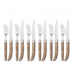Wmf 1280636046 services de couverts 12 pi�ces marron et m�tallique