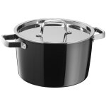 Wmf fusiontec aromatic 0515335290 rond noir et acier inoxydable