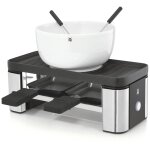 Wmf kitchenminis 0415100011 raclette 2 personne(s) 370 w noir et acier inoxydable