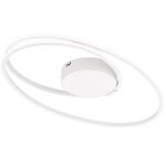Wofi plafonnier  led nia 50x12 cm blanc
