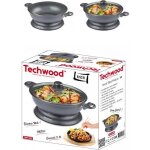 Wok lectrique noir 1500w revtement antiadhsif contenance 3. 6 l