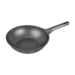 Wok fonte d'aluminium noir 28cm betty wok28tfi de kitchencook
