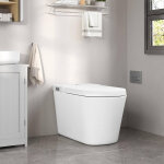 Woltu ws2544 si�ge de toilette polypropyl�ne (pp) blanc