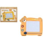 Woomax tableau magn�tique en bois, peint en 4 couleurs diff�rentes, avec 2 tampons, gomme et stylo, motif ...