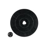 Wpro chfe233 / 2 filtre de hotte a charbon e233 diam 235mm x h 20 mm