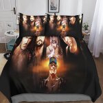 Wwe housse de couette, housses de couettes pour avec taies d'oreiller microfibre parure de lit parure ...
