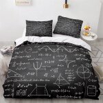 X cm housse de couette polyester coton housse de couette x avec deux taies d'oreiller x cm formule parure ...