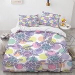 X cm housse de couette polyester coton housse de couette x avec deux taies d'oreiller x cm tortue de ...
