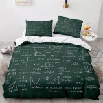 X cm housse couette polyester - coton housse de couette personnes avec deux taies d'oreiller x cm formule ...
