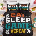 X cm microfibre house de couette doux confortable parure de lit enfant manette de jeux gamepad jeux vid��o ...