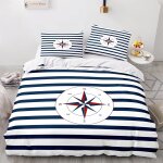X cm microfibre housse de couette fille doux confortable parure de lit rayures rayure ray��e housse de ...