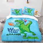 X cm microfibre housse de couette personne garcon doux confortable parure lit dinosaure parure de lit ...