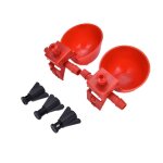 Xeme 5pcs poulet tasses a boire quail abreuvoir bols oiseau rouge en verre animal maritry outils automatique ... Xeme 5pcs poulet tasses a boire quail abreuvoir bols oiseau rouge en verre animal maritry outils automatique ...