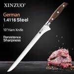 Xinzuo couteau a viande 10 "allemand en acier inoxydable 1. 4116, couteau a désosser, couteau sashimi ... Xinzuo couteau a viande 10 "allemand en acier inoxydable 1. 4116, couteau a désosser, couteau sashimi ...