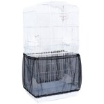Xm 1 pc cage a oiseaux couverture respirant coffre - fort durable nouveau premium net jupe seed catcher ...
