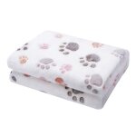 Xm 1 pc couverture pour animaux de compagnie doux corail polaire empreinte pratique corbeille - panier ...